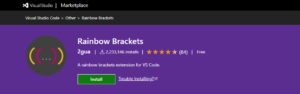 rainbow brackets